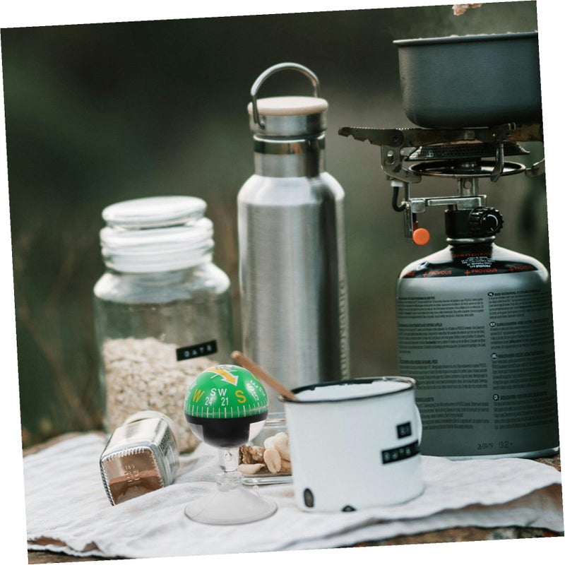 Portable Suction Cup Car Compass with Plastic Mount for Dashboard High Accuracy Navigation Ball - Image 5