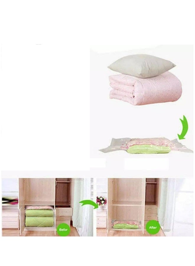 Vacuum Storage  (Pack Of  2)  Large Bag, 70X100CM Space Saver Reusable Sealer Storage Bags for clothes organizing - Image 2