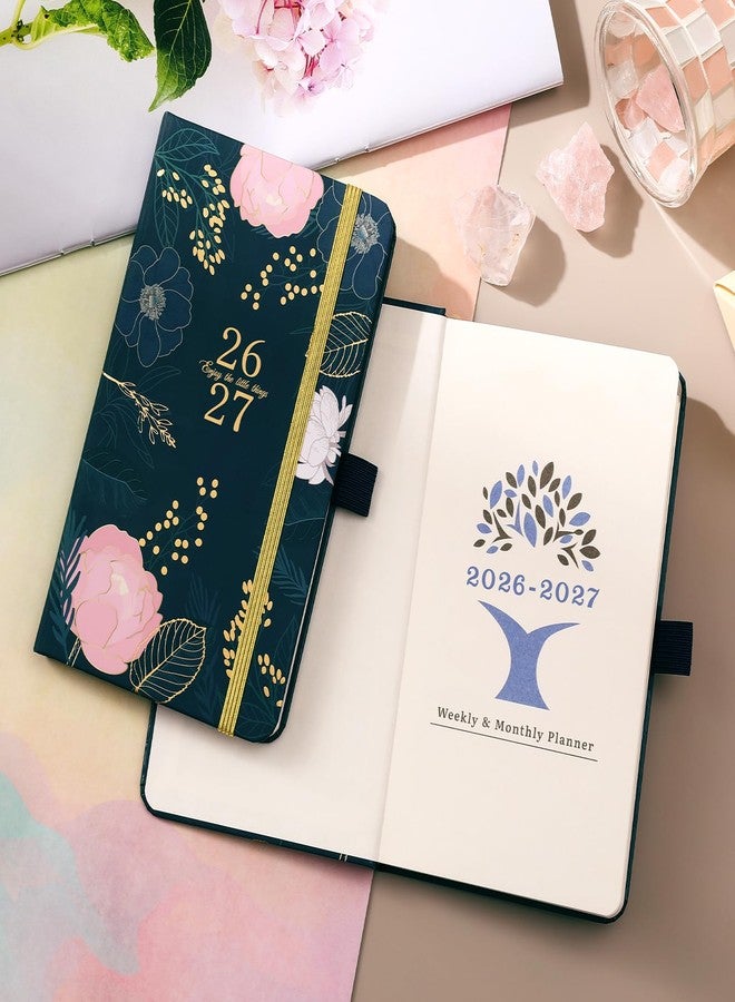 Indeme تقويم جيب 2026-2027 - مخطط جيب 2026-2027، مخطط أسبوعي وشهري، 6.3 بوصة × 3.8 بوصة، يوليو 2026 - يونيو 2027، حلقة قلم، جيب خلفي، علامتا كتاب، إغلاق مطاطي، صفحات للملاحظات - Image 2