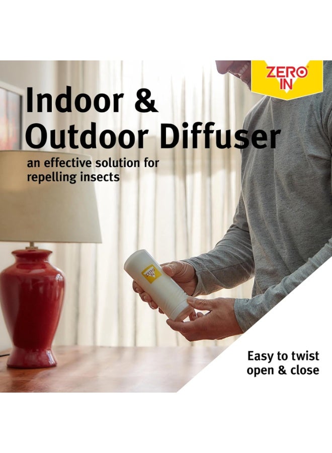 زيرو إن موزع عطر طبيعي برائحة السترونيلا قابل للتعديل لمدة 60 يومًا - Image 2