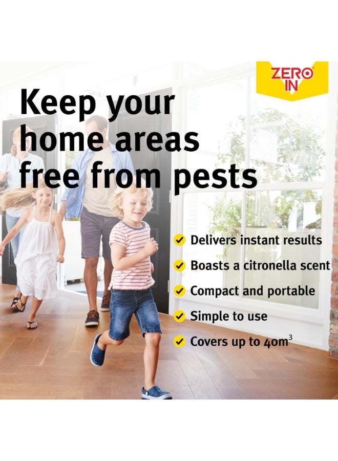 زيرو إن موزع عطر طبيعي برائحة السترونيلا قابل للتعديل لمدة 60 يومًا - Image 5