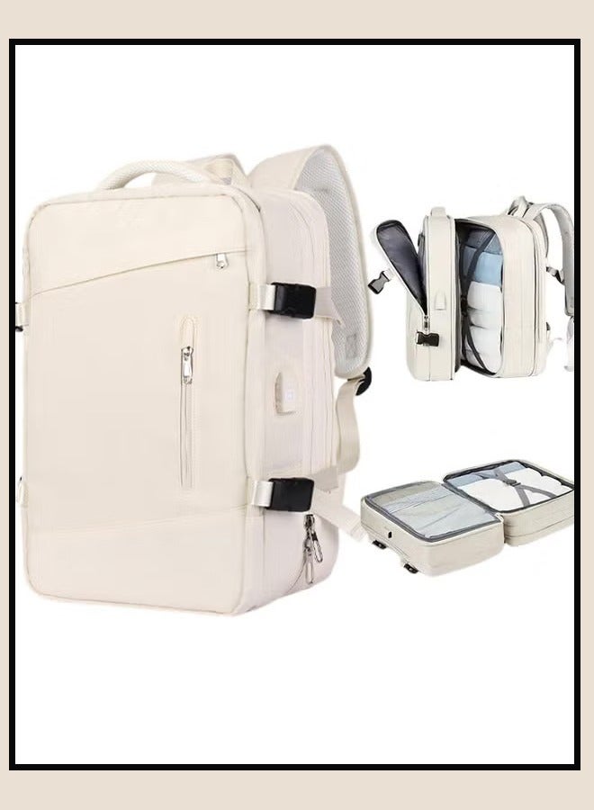 Canway Carry-On Luggage Backpack Unisex Backpack with External Charging Interface, Wet and Dry Separation, Large Capacity Scientific Compartmentalized Backpack, Travel Backpack, Short-Distance Luggage Bag - Image 1