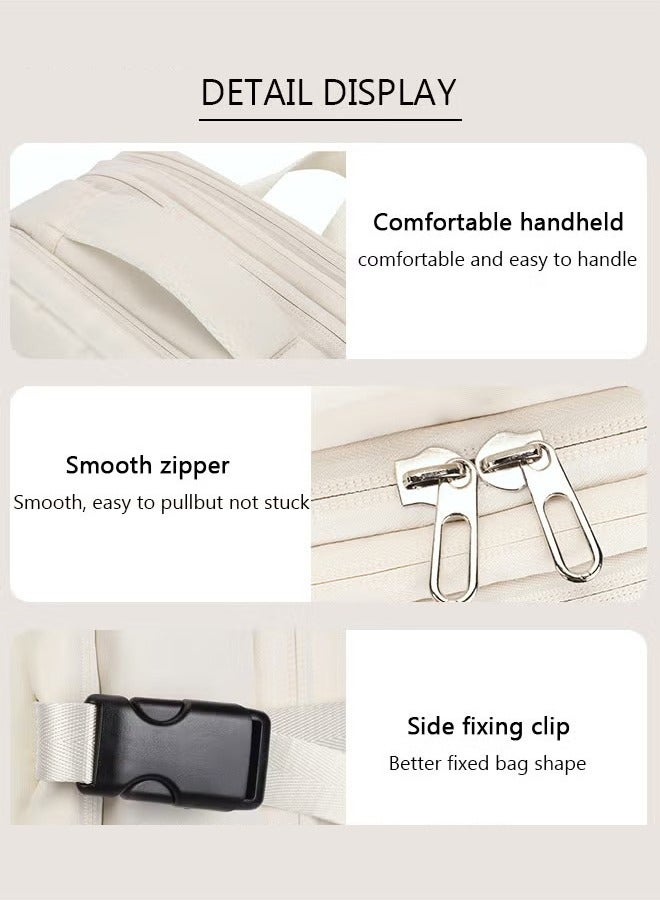 Canway Carry-On Luggage Backpack Unisex Backpack with External Charging Interface, Wet and Dry Separation, Large Capacity Scientific Compartmentalized Backpack, Travel Backpack, Short-Distance Luggage Bag - Image 5
