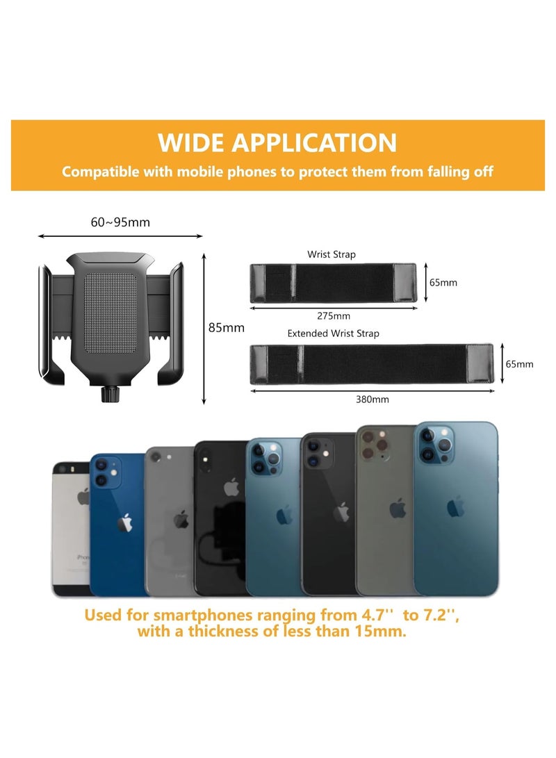 SOLARAE 360° Rotatable Phone Armband Holder for Running, Walking, Hiking & Biking - Fits 4-7 Inch Smartphones, Easy to Install & Remove, 2-in-1 Wristband or Armband. - Image 3