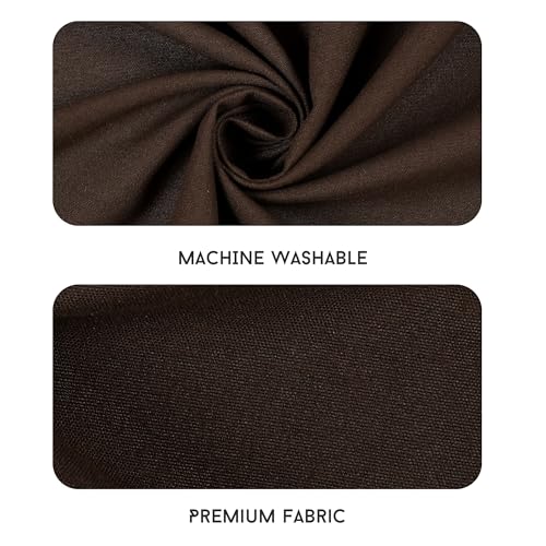 FRESH FROM LOOM Plain Microfiber Rotary Printed Bed Sheet Set - King Size, Hypoallergenic, Wrinkle Free with 2 Pillow Covers (90 x 95 Inches |Coffee, Solid Design), 240 TC - Image 3