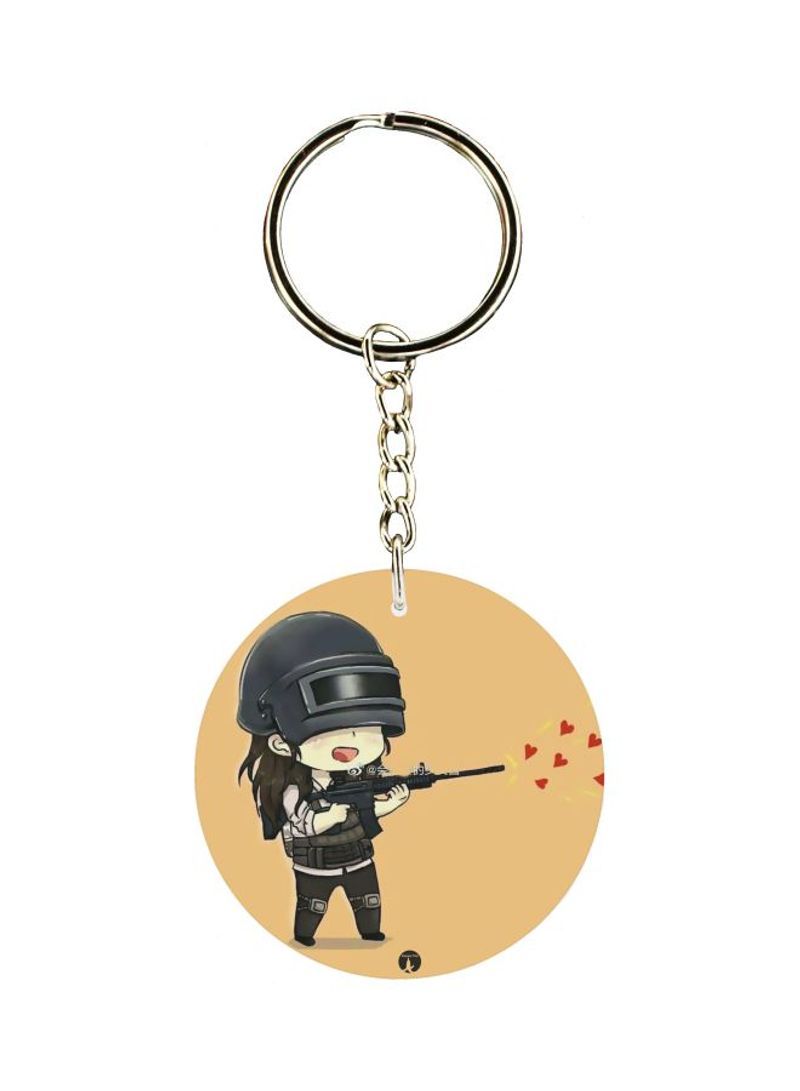 Character Printed Keychain