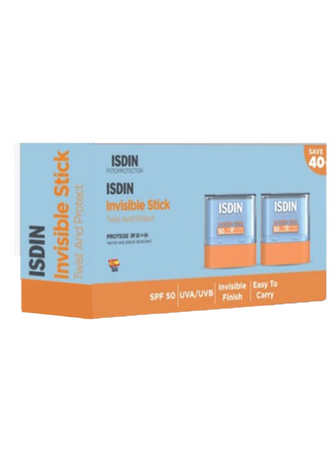 ISDIN حزمة عصا ISDIN غير المرئية SPF50 - احفظ 40% - Image 1