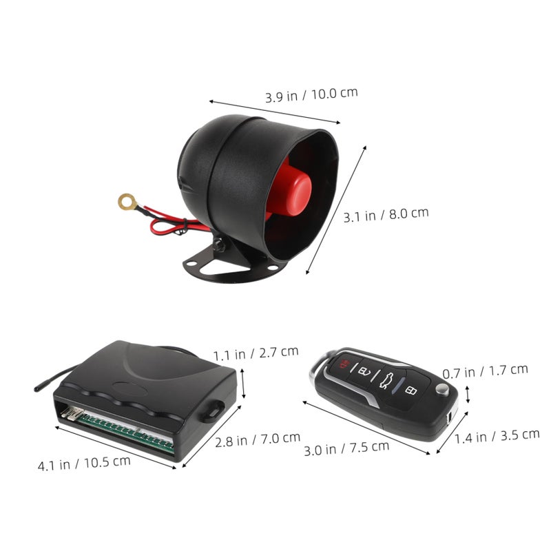 Universal Car Alarm Security Kit With Keyless Entry And Central Locking System - Image 3