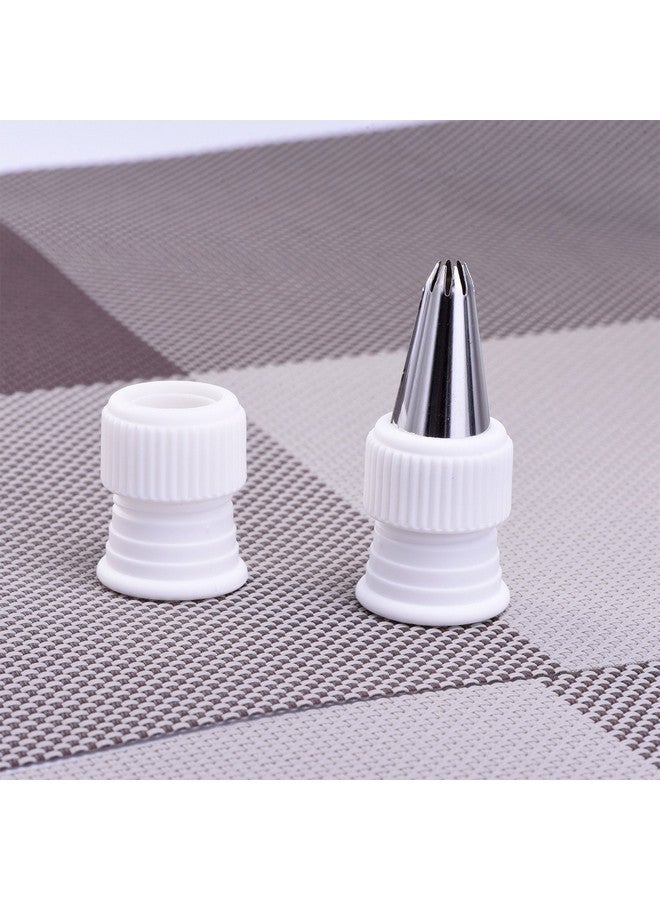 Shappy 12 Pieces Coupler Piping Bag Plastic Standard Couplers Cake Decorating Pipe Tip for Frosting Icing Nozzles (1.2 x 1 Inch) - Image 5
