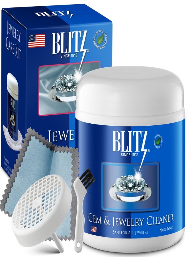 Blitz 692 Jewelry Care Kit with 8 oz Gem & Jewelry Cleaner and Cloth, 1-Pack - Image 1