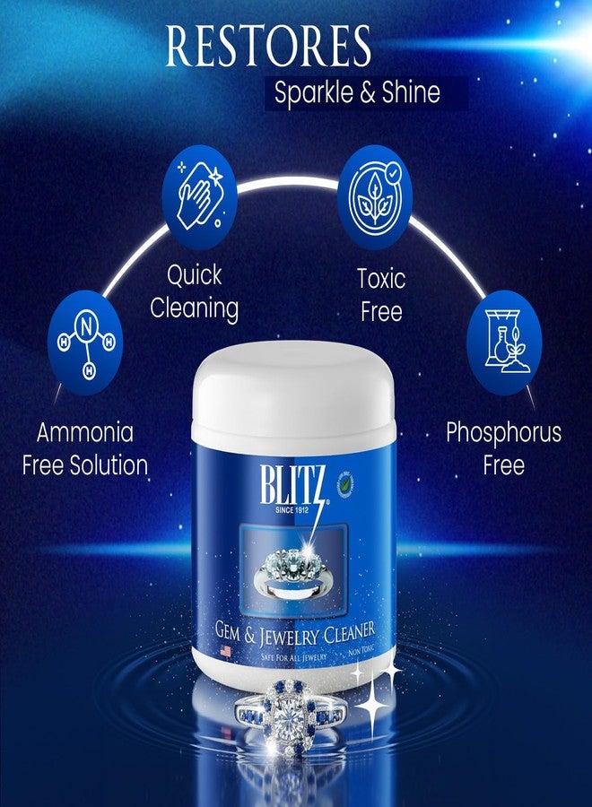 Blitz 692 Jewelry Care Kit with 8 oz Gem & Jewelry Cleaner and Cloth, 1-Pack - Image 2