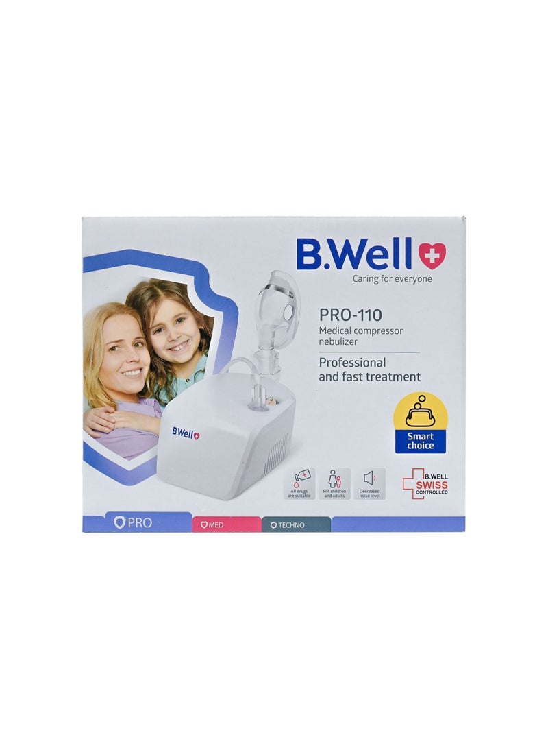 بي.ويل جهاز استنشاق البخار برو 10 ميديكال كومبريسور