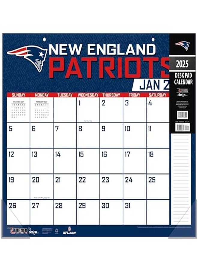 Turner Licensing TURNER SPORTS New England Patriots 2025 22x17 Desk Calendar (25998061543) - Image 2