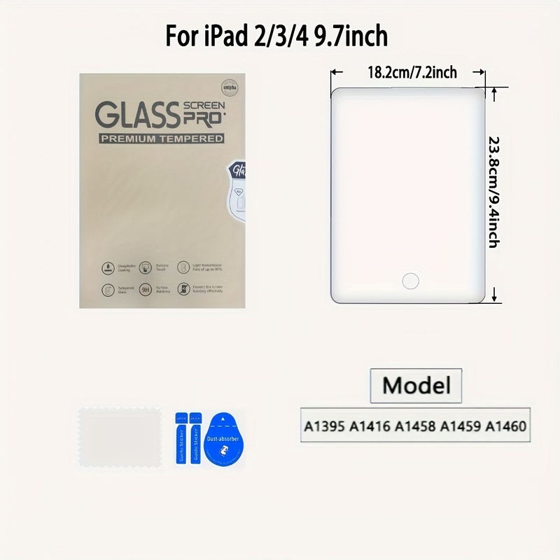 2 عبوة واقي شاشة زجاج مقسى لجهاز iPad Pro 11 بوصة عالي الوضوح ومقاوم للخدش وسهل التركيب - Image 5