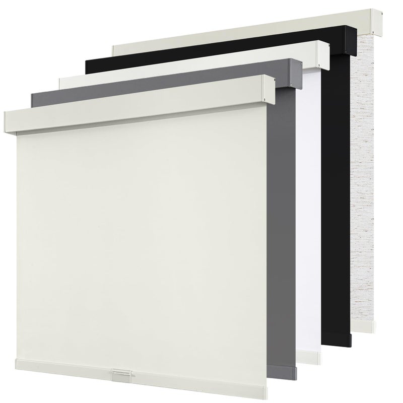 SUNOFF Cordless Blackout Roller Shades Blinds for Windows FreeStopPull Down Room Darkening with ValanceThermal Insulated Woven Fabric Window Door Blinds for HomeOfficeBeige 26 W x 72 L