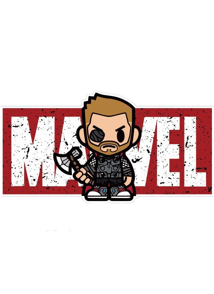 Generic 3PCS Marvel car stickers 20x10cm Creative cartoon Iron Man decorative Scratch rear window Motorcycle electric cross-border Stickers (Random  - Image 2