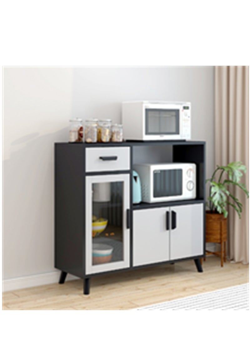 Kitchen Cabinet, Home Sideboard Buffet Cabinet, Modern Coffee Corner Bar Storage Cabinet with Drawers and Doors for Hallway Kitchen Dining Living Room (ZWG014) - Image 1