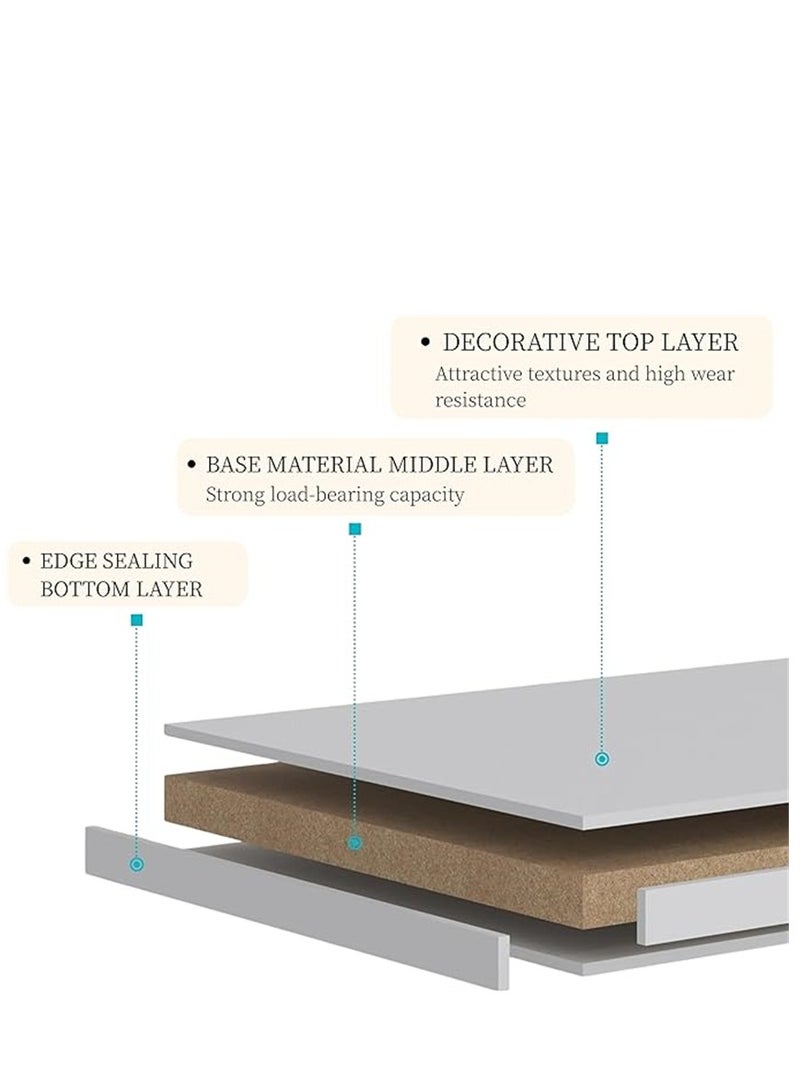 Kitchen Cabinet, Home Sideboard Buffet Cabinet, Modern Coffee Corner Bar Storage Cabinet with Drawers and Doors for Hallway Kitchen Dining Living Room (ZWG014) - Image 2