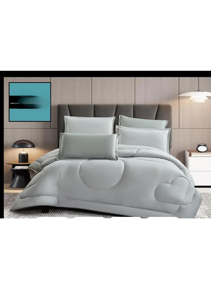 Aram Summer double hotel bedspread with a luxurious, plain design to give you a peaceful sleep, made of luxurious microfiber, size 230*250 cm  - Image 1