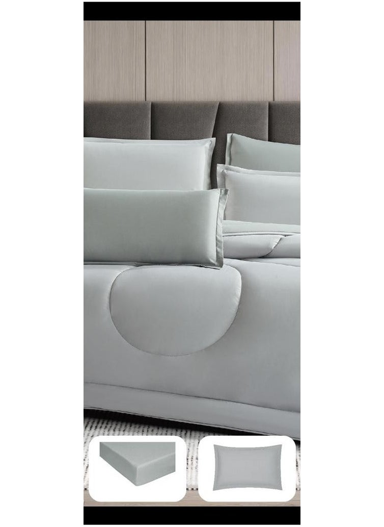 Aram Summer double hotel bedspread with a luxurious, plain design to give you a peaceful sleep, made of luxurious microfiber, size 230*250 cm  - Image 2