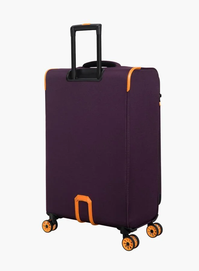 It BURGUNDY Solid Softcase Trolley Bag With Retractable Handle - 20 Inches Check-In Bag for Women | Best Price UAE