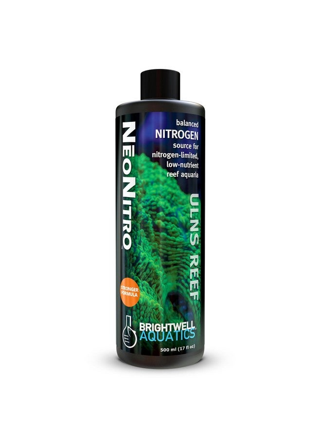 Brightwell Aquatics NeoNitro Balanced Nitrogen Supplement - Reef Nutrient Enhancer for Ultra-Low Nutrient Systems - Aquarium Water Treatments, 17 fl oz - Image 1