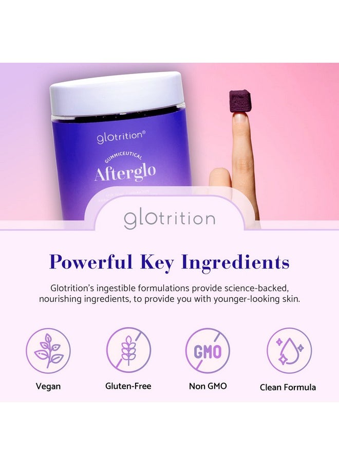 glotrition - Afterglo Gummies Beauty Supplement With Vitamin A Vitamin C And Vitamin E For Radiant Skin Smoothes Skin And Increases Skin Elasticity 60 Gummies - Image 1