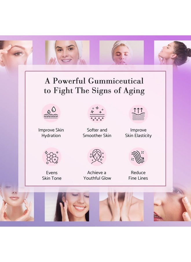 glotrition - Afterglo Gummies Beauty Supplement With Vitamin A Vitamin C And Vitamin E For Radiant Skin Smoothes Skin And Increases Skin Elasticity 60 Gummies - Image 1
