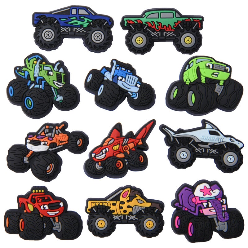 XQNB Car Shoe Charms for Machine Cartoon Shoes Decoration Charm for Boys Girls Teens Men Women Party Favor - Image 2