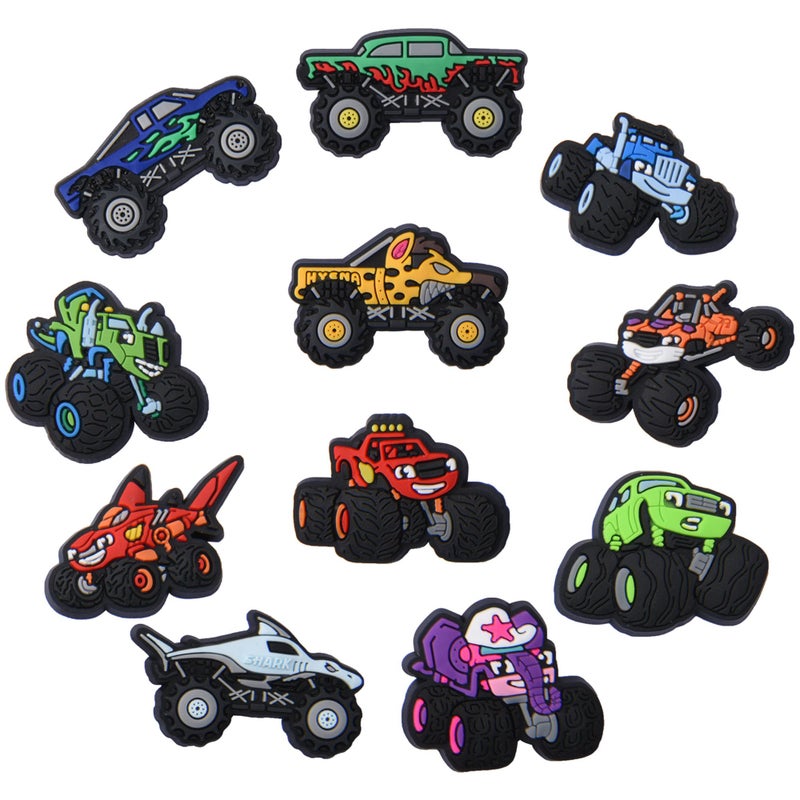 XQNB Car Shoe Charms for Machine Cartoon Shoes Decoration Charm for Boys Girls Teens Men Women Party Favor - Image 1