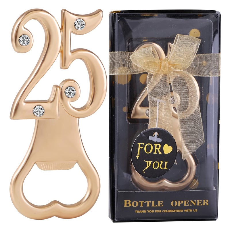 NB 36 Pack Black25th Themed Bottle Openers for Party Favors  Gifts 36 Black25th