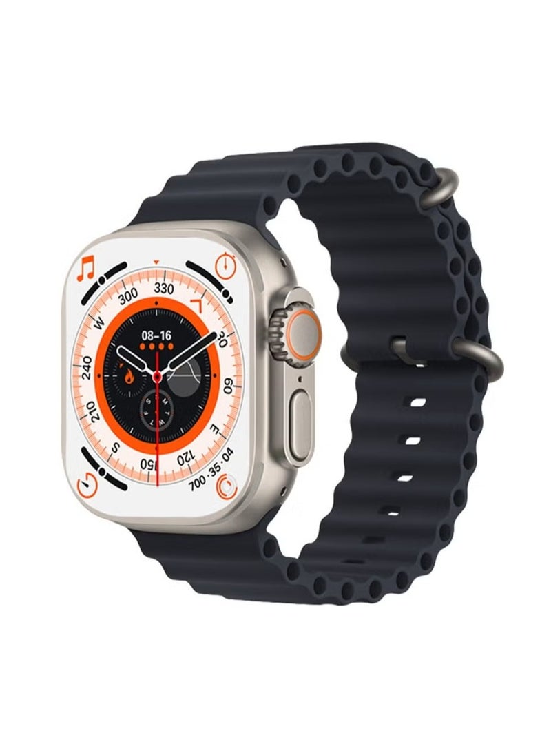 AROAQ - T900 Smart Watch, 1.99" Fast Charging Intelligent Bluetooth Call Smart Watch, Ai Voice Control Smart Health Monitor Watch, Elegant And Durable Outdoors Sport Wrist Watch For Men And Women, (Black) - Image 1