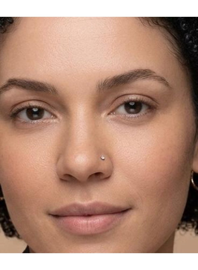 لاكجيريا مسمار أنف (Nose Stud) ومزيناً بفص دائري من الماس أو حجر المويزانيت المثبت بأربعة مخالب. - Image 4