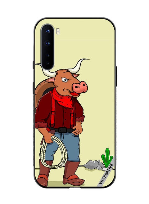 Protective Case Cover For OnePlus Nord Taurus Man Design Multicolour