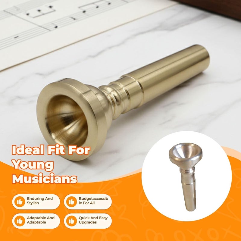 DYNWAVE Trumpet Bugle Mouthpiece Trumpet DIY Parts for Professionals - Image 2