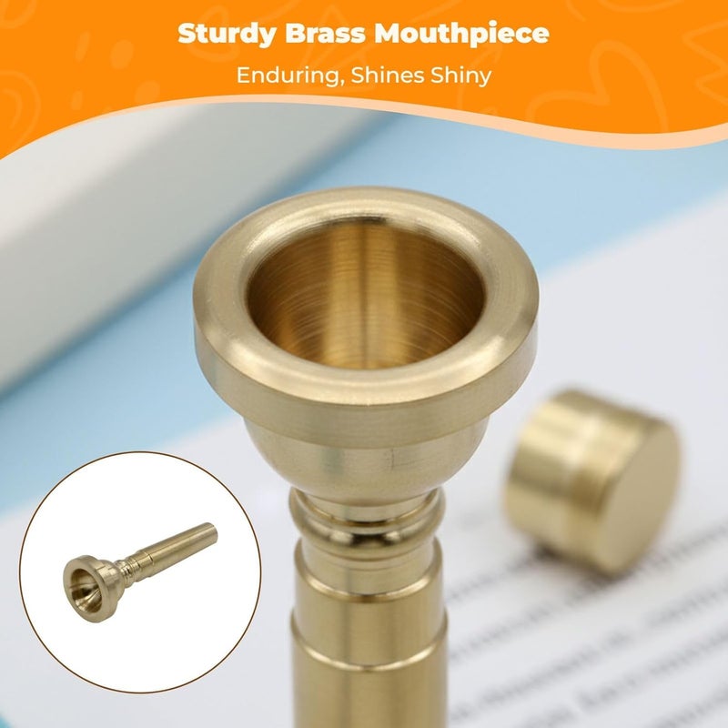 DYNWAVE Trumpet Bugle Mouthpiece Trumpet DIY Parts for Professionals - Image 4