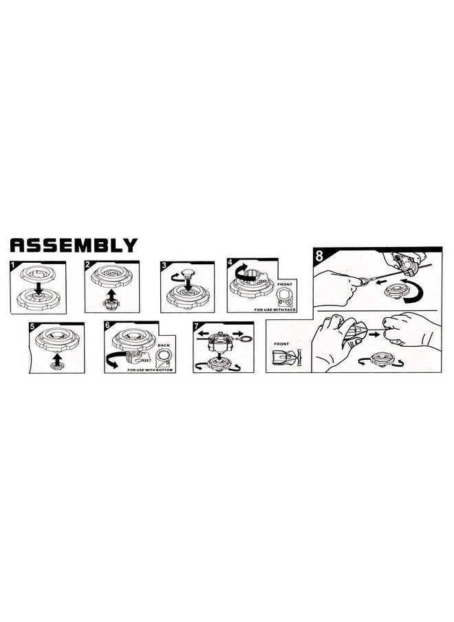 mQFIT - mQFIT Metal Beyb Combo, Toy Set (4 * 1) - Image 1
