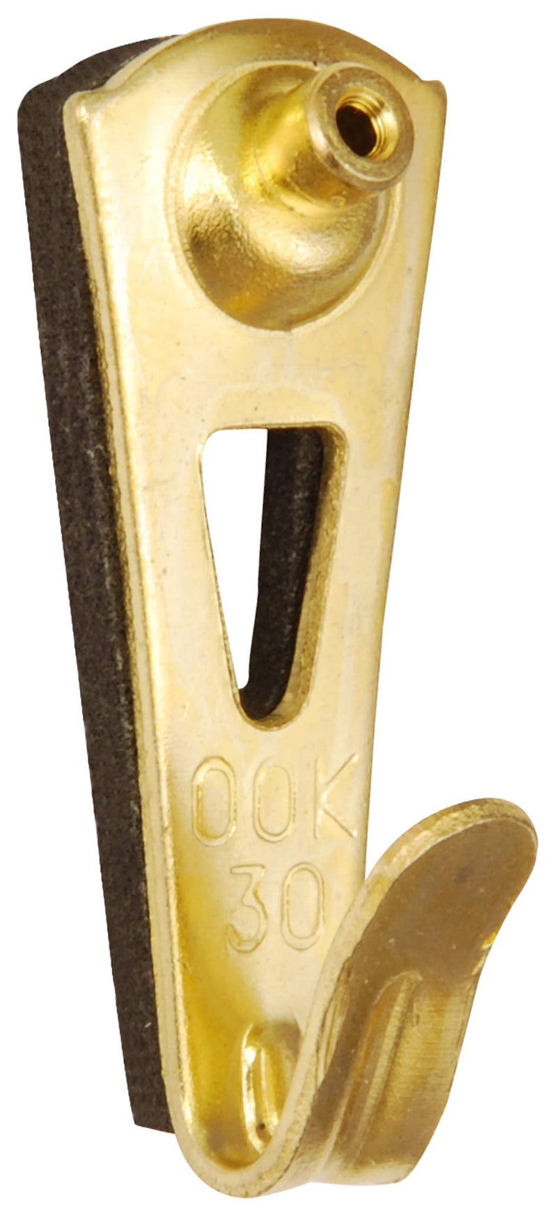 OOK 50648 Professional Picture Hangers, Art Hangers, Padded, Brass, Reusable Picture Hooks, 30lb (10 Set) - Image 1