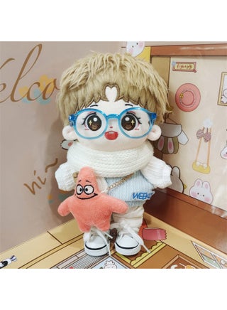 20cm Huang Zihong Fan Cotton Doll Detective College Original Doll Star Doll Holiday Gift Spot-Specifications:20cm Ordinary Spot-Color:Huang Zi Hongfan + Bow Blue Sweatshirt 6-piece Set/white Shoes And White Pants - pzsku/Z374829524570D1EBE56EZ/45/1746203460/1fc90c44-5186-492c-8f14-508d5512cb38