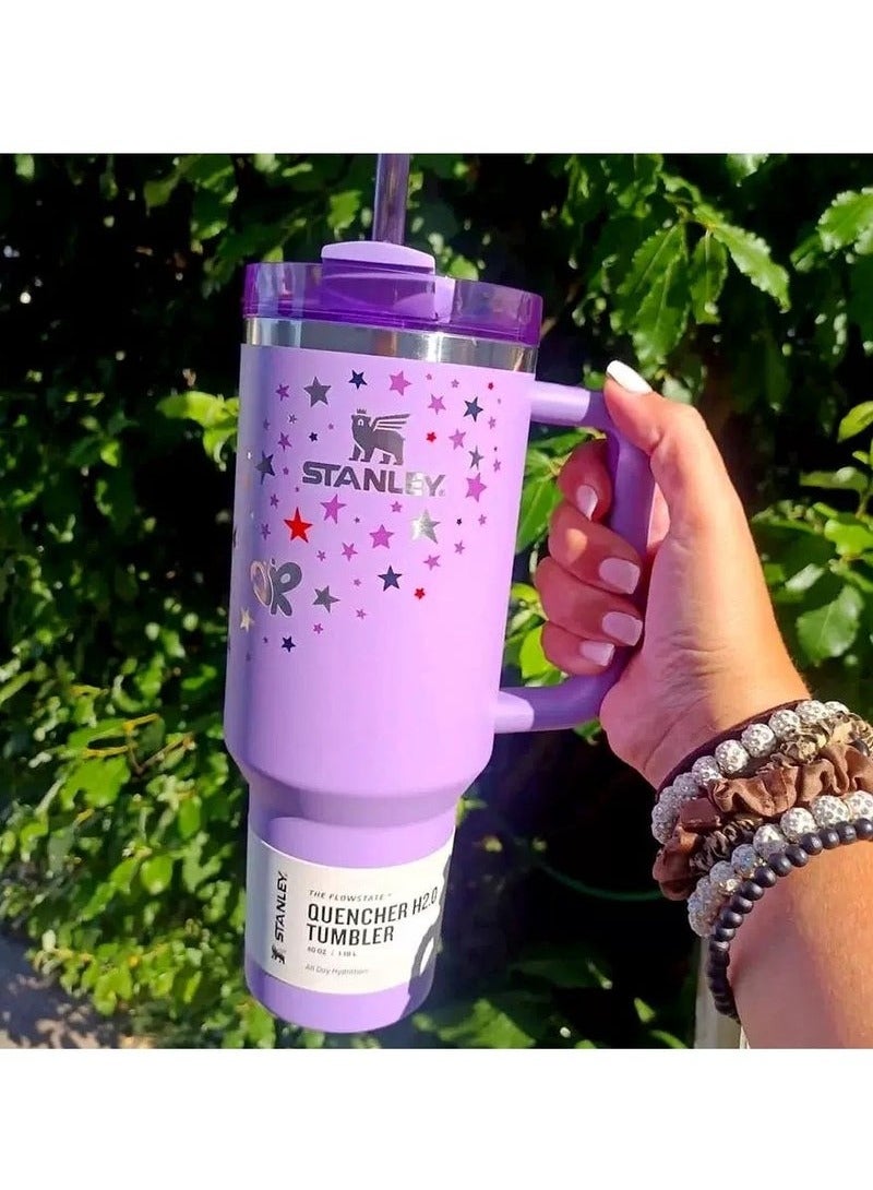 Stanley Quencher H2.0 FlowState Stainless Steel Vacuum Insulated Tumbler with Lid and Straw for Water, Iced Tea or Coffee, Smoothie and More, 40 oz - Image 5