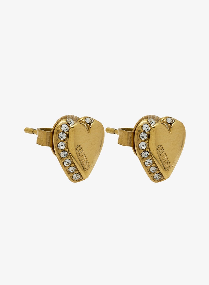 GUESS Heart Stud Earrings - Image 1