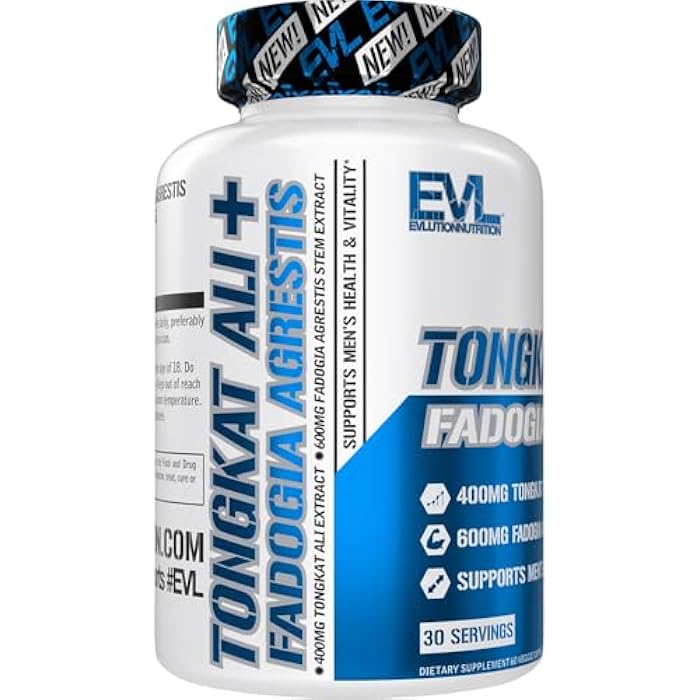 Evlution Nutrition Tongkat Ali + Fadogia Agrestis - Men’s Health + Vitality Support - 400mg Tongkat Ali + 600mg Fadogia Agrestis Stem Extract - Workout Supplement - Vegetarian Capsules - 30 Servings - Image 4