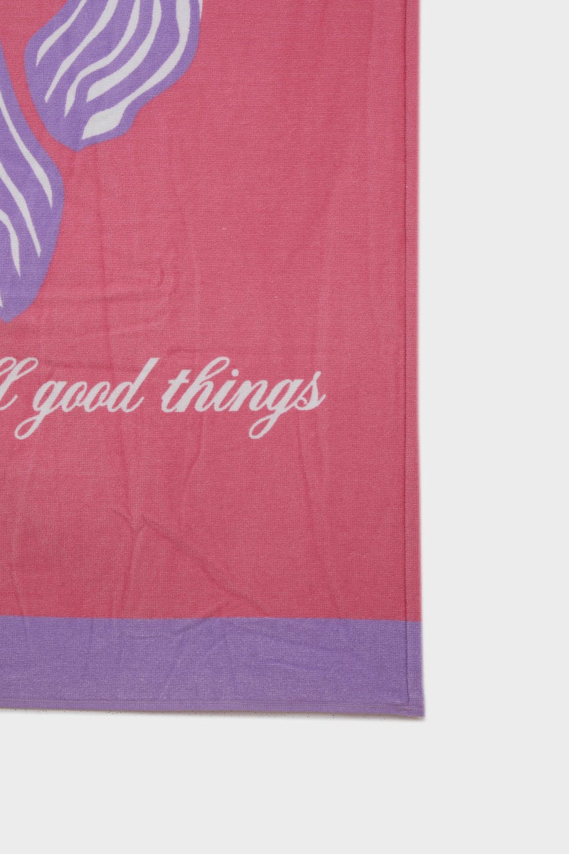 DeFacto Girl Slogan Cotton Towel  - Image 2