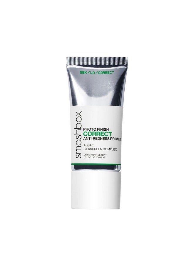SmashBox Smashbox Photo Finish Correct Anti-Redness Makeup Primer | Soothing, Vegan + Cruelty Free, 1 Fl Oz  - Image 1
