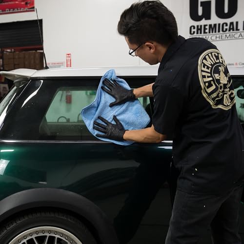 Chemical Guys MIC30103 Chubby Supra Microfiber Towel, Blue (16.5 in. x 16.5 in.) (Pack of 3) - Image 3