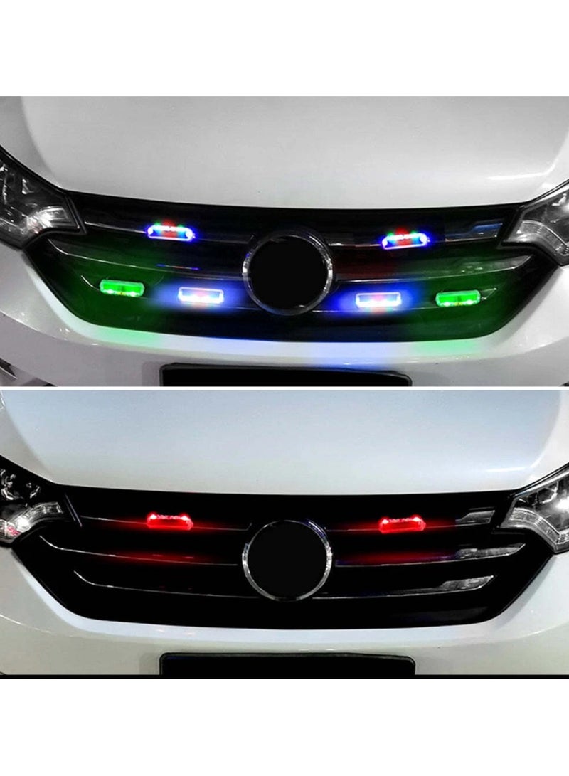 شابية ضوء خلفي LED يعمل بالطاقة الشمسية، ضوء تحذير، ضوء ركوب ليلي، ضوء خلفي للدراجات النارية والدراجات والسيارات، وضع الوميض، ضوء إشارة طوارئ LED تحذيري وامض - Image 5
