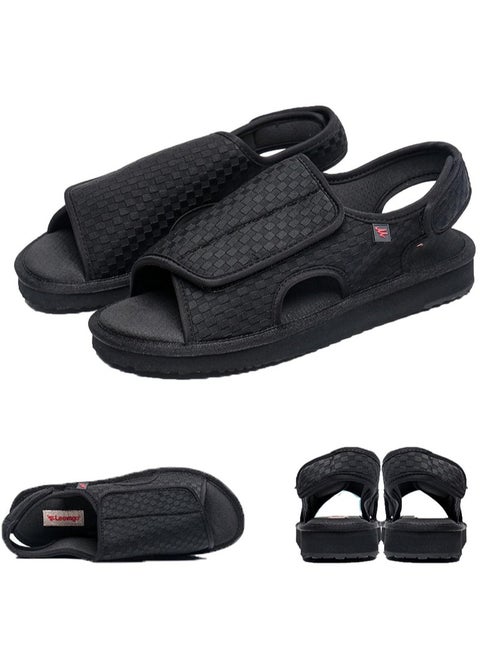 Diabetic Shoes Adjustable Arthritis Edema Slippers for Elderly Extra Wide Width Open Toe Sandals