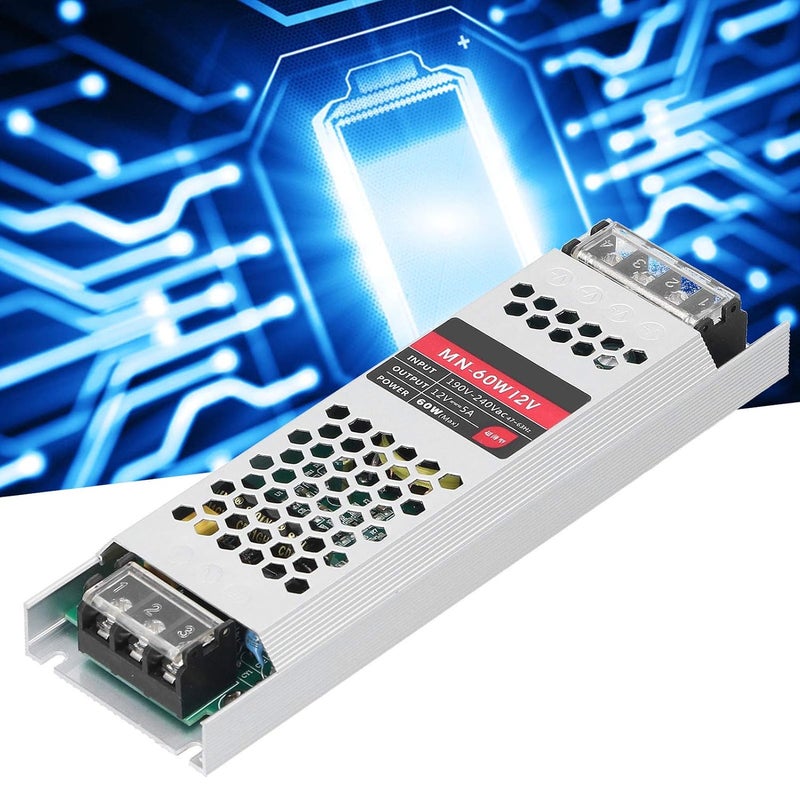 Arabest 60W Ultra Thin Aluminum Alloy IP68 LED Power Supply Driver DC12V for LED Strips - Image 3