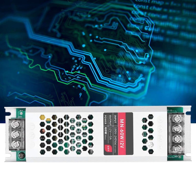 Arabest 60W Ultra Thin Aluminum Alloy IP68 LED Power Supply Driver DC12V for LED Strips - Image 5