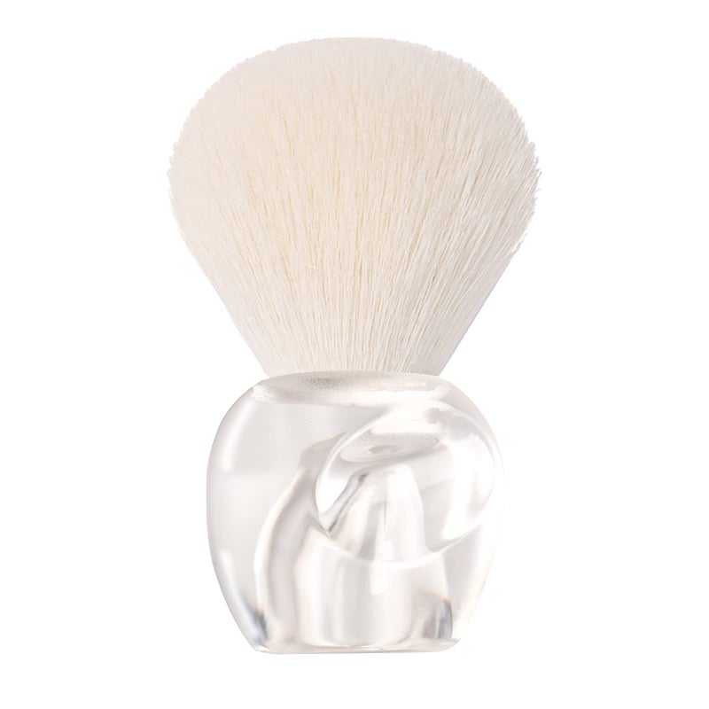 BQAN Nail Dust Brush Nail Art Dust Powder Remover Brush Nail Arts Dust Cleaner Brush Soft Kabuki Cleaner Brush for Makeup or Acrylic UV Gel Nail Arts Transparent